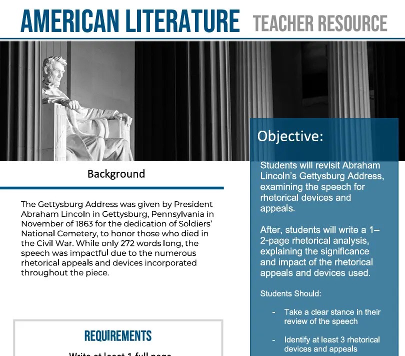 English III parent guide