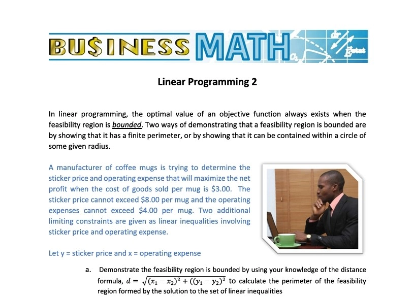 online business math course