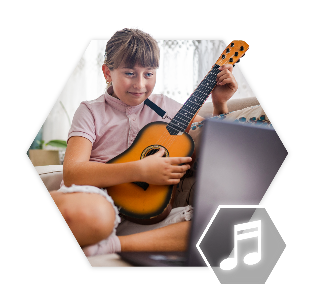 music Orange Background